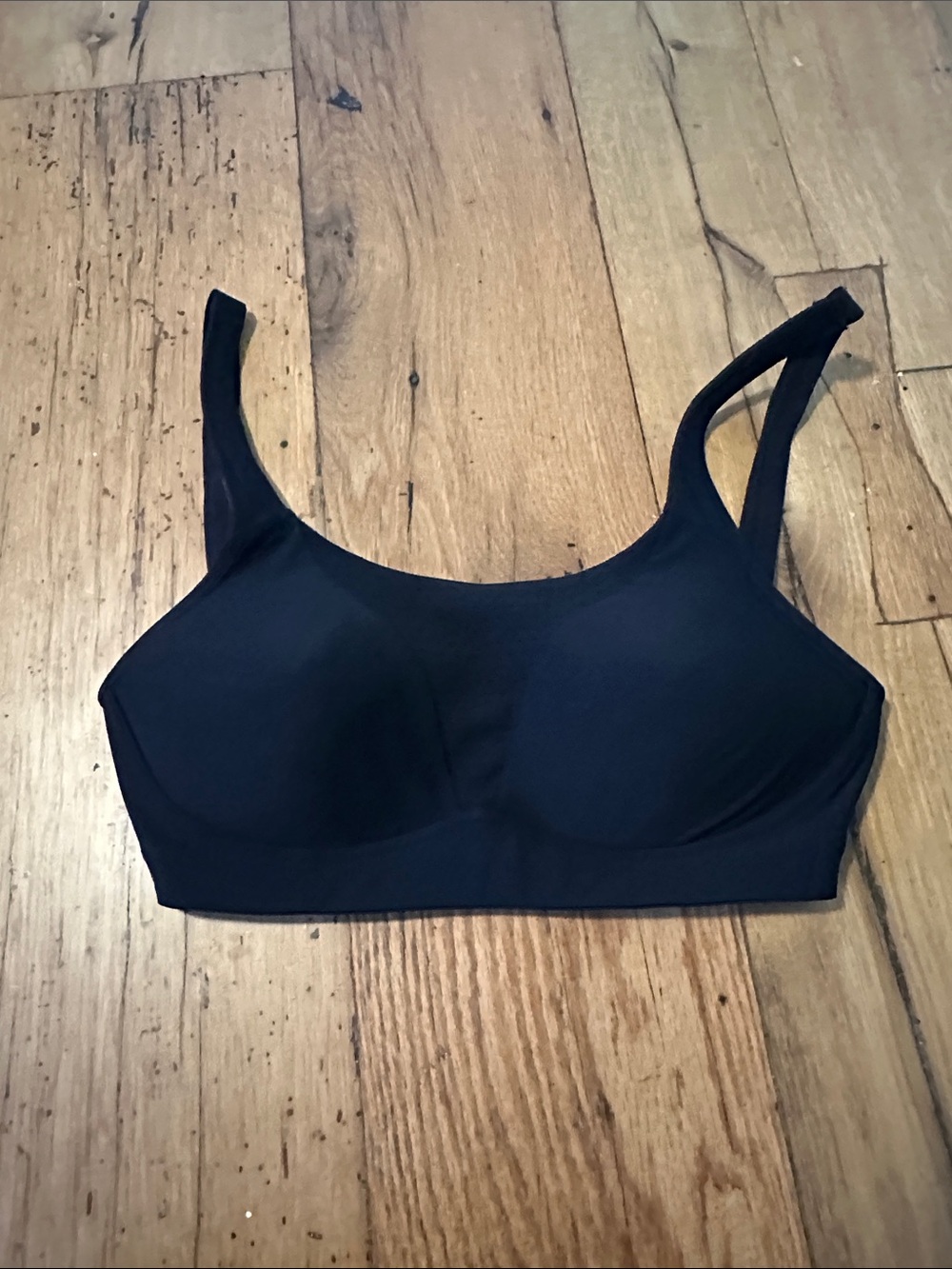 lululemon athletica Black Wireless Scoop Bralette